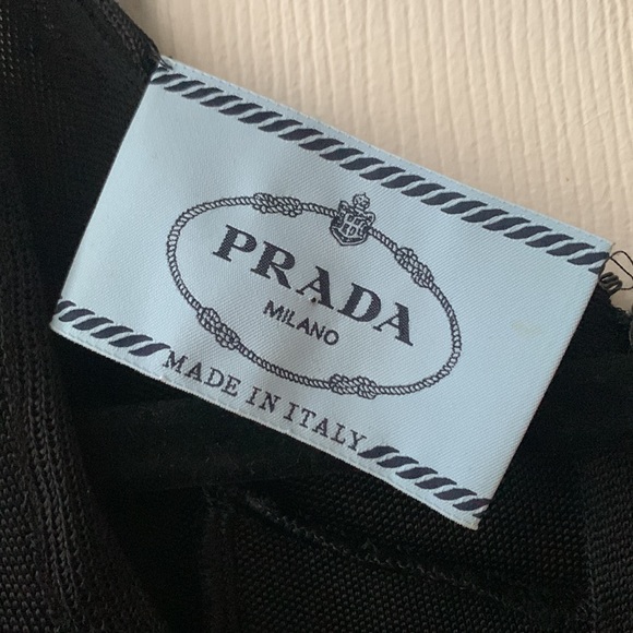 Prada black and olive dress EU 40 US 8 - Picture 3 of 10